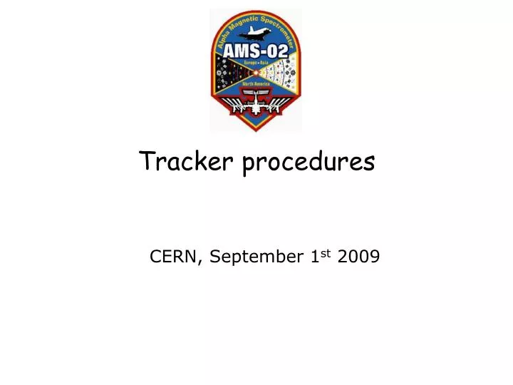tracker procedures
