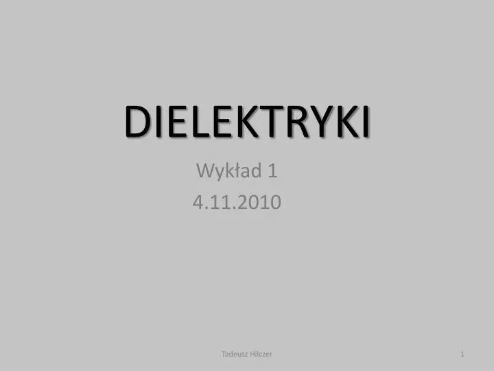 dielektryki