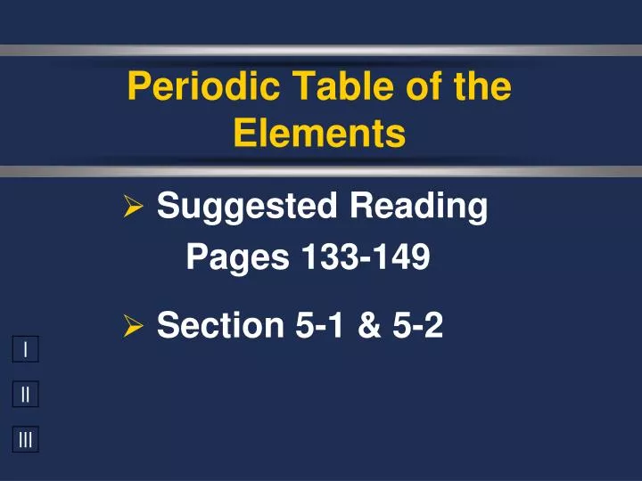 periodic table of the elements