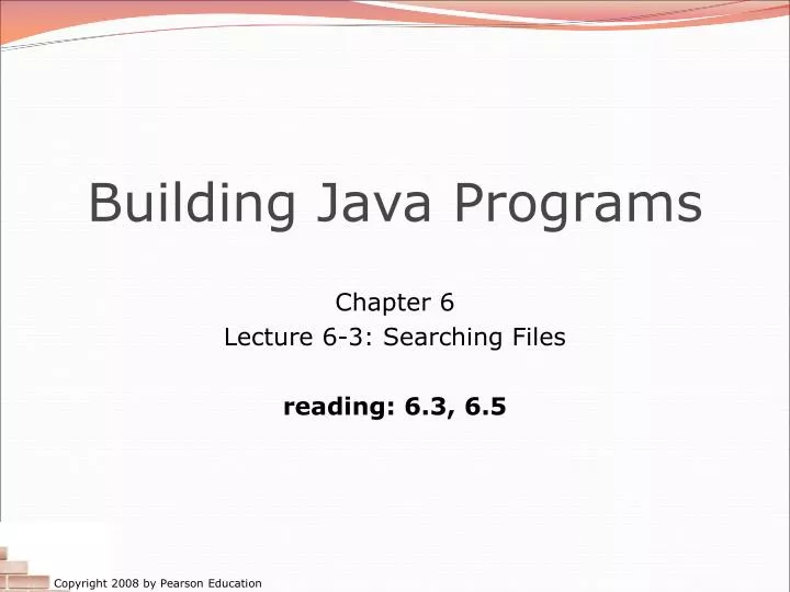 building java programs