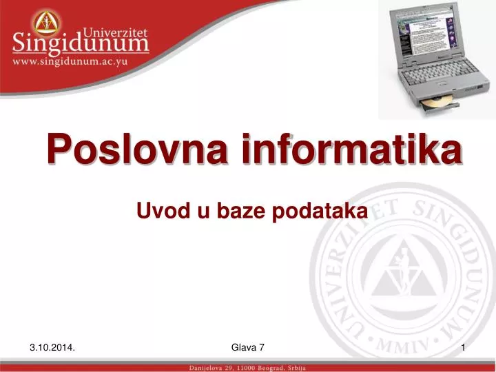 poslovna informatika