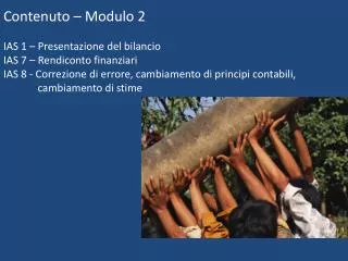 contenuto modulo 2
