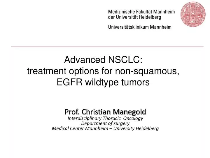 advanced nsclc treatment options for non squamous egfr wildtype tumors