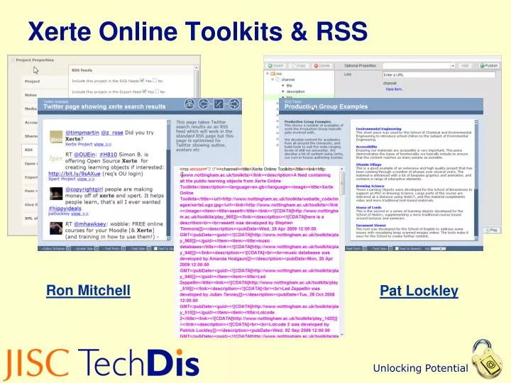 xerte online toolkits rss