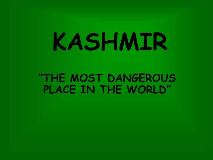 kashmir