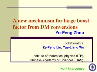 A new mechanism for large boost factor from DM conversions