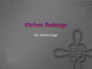 Kitchen Redesign