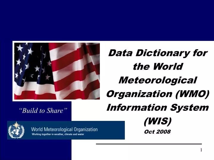 data dictionary for the world meteorological organization wmo information system wis oct 2008