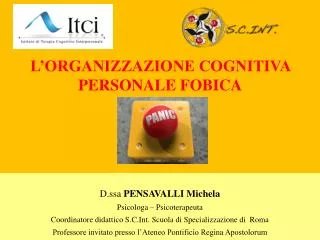 l organizzazione cognitiva personale fobica