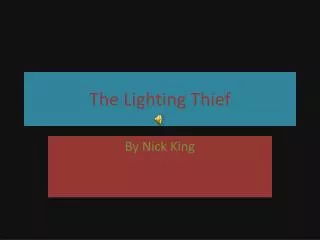 The Lighting Thief
