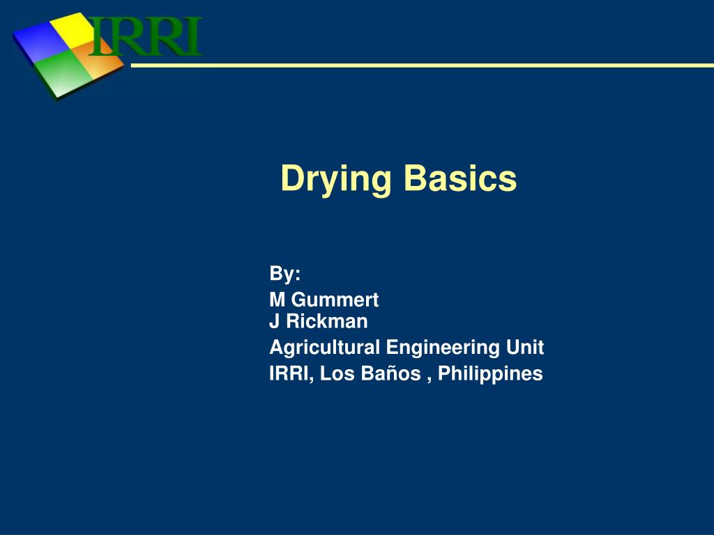 PPT - Drying Basics PowerPoint Presentation, free download - ID:5121093