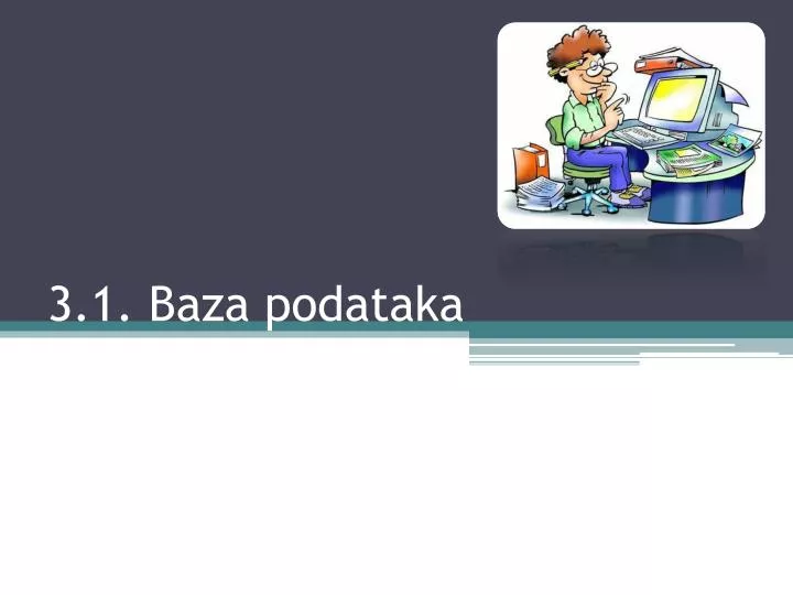 3 1 baza podataka