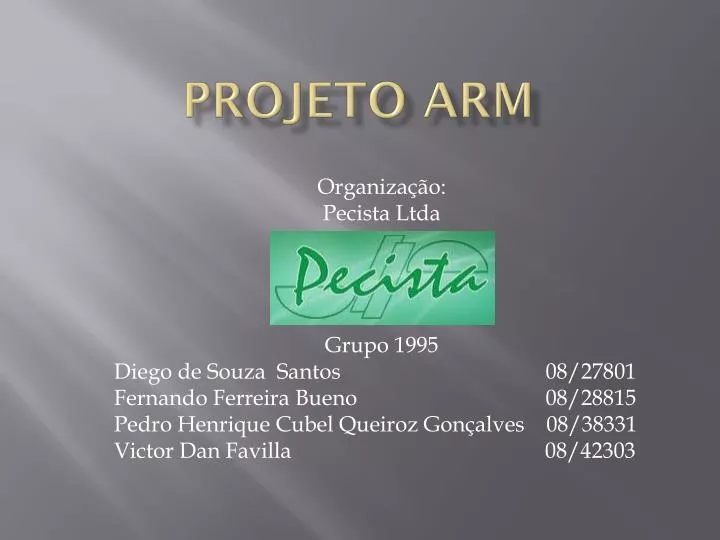 projeto arm
