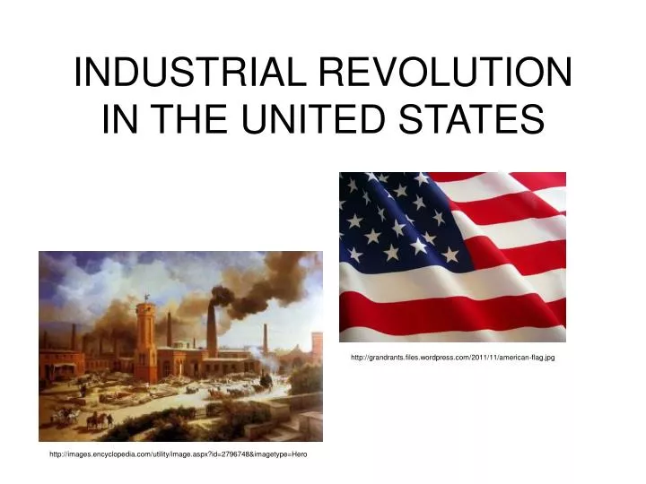 industrial revolution in the united states