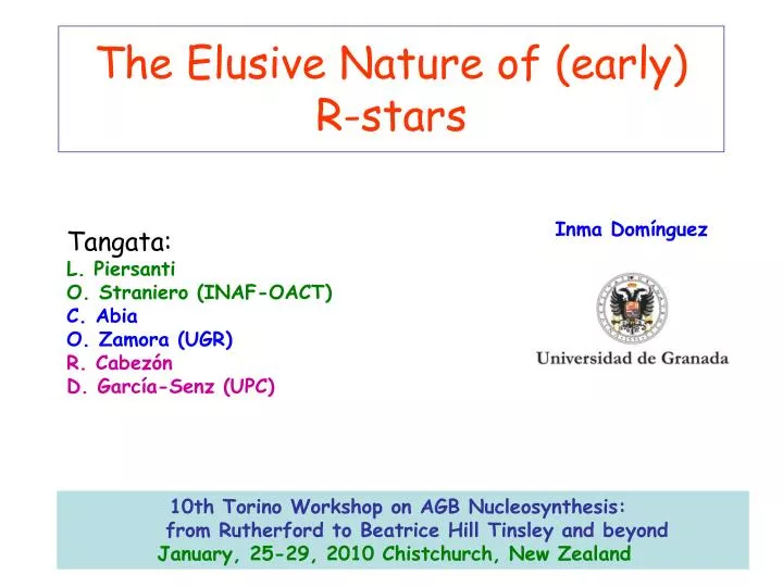 the elusive nature of early r stars