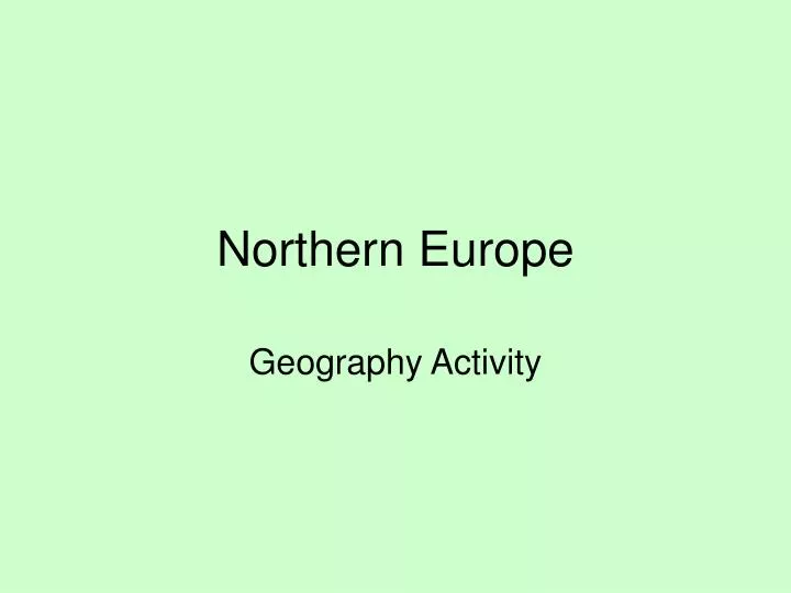 northern europe