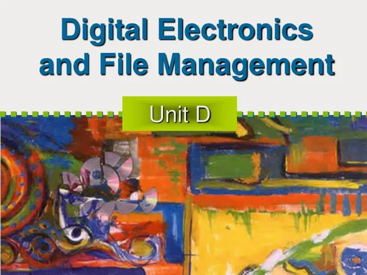 digital electronics and file management