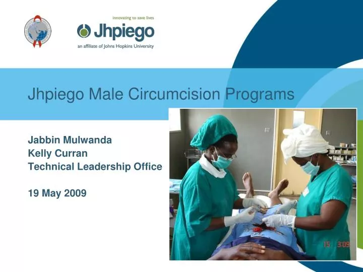 jhpiego male circumcision programs
