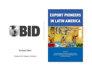 Ernesto Stein Octubre, 2012 | Bogotá - Colombia