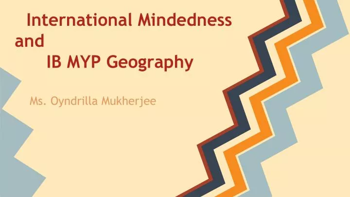 international mindedness and ib myp geography