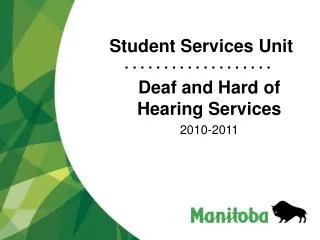 Student Services Unit