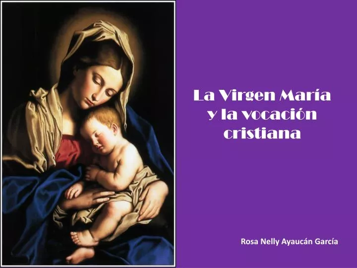 la virgen mar a y la vocaci n cristiana