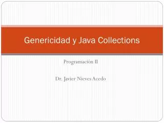 genericidad y java collections