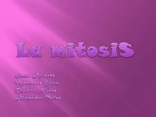 la mitosis