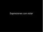 Expresiones con estar - slide 1