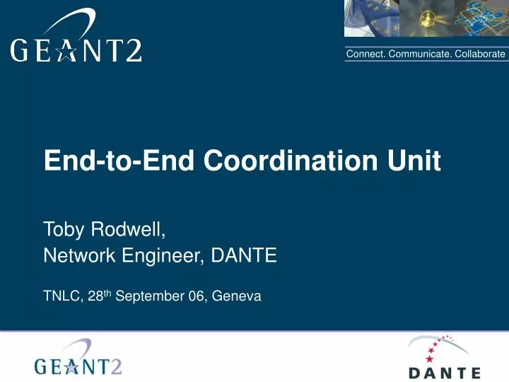 end to end coordination unit
