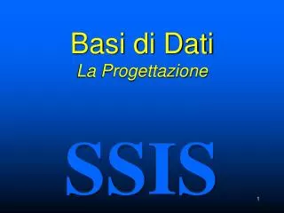 basi di dati la progettazione
