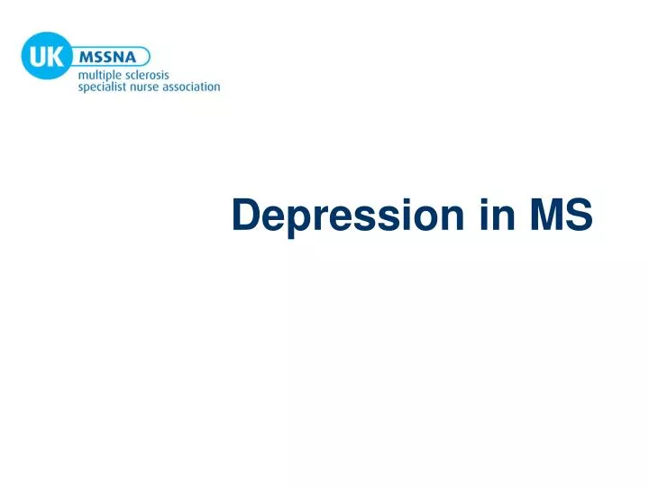 depression in ms