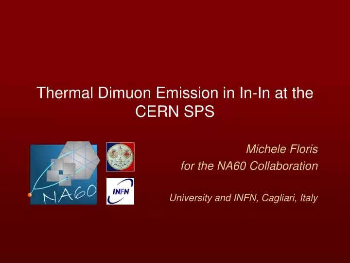 thermal dimuon emission in in in at the cern sps