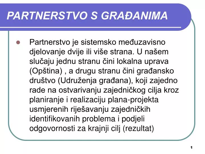 partnerstvo s gra anima