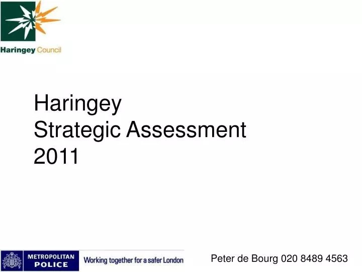 haringey strategic assessment 2011