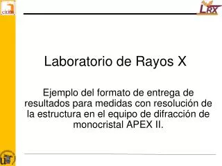 laboratorio de rayos x