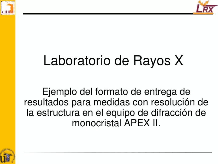 laboratorio de rayos x