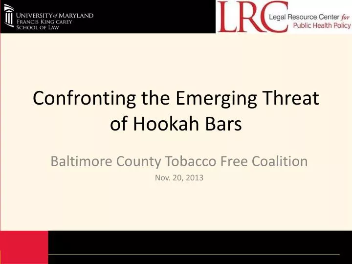 confronting the emerging threat of hookah bars