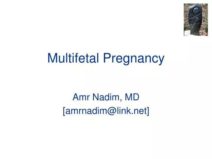 multifetal pregnancy