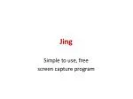 Jing - slide 1