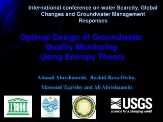 Optimal Design of Groundwater Quality Monitoring Using Entropy Theory