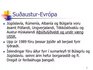 su austur evr pa