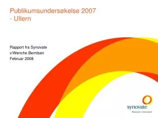 publikumsunders kelse 2007 ullern