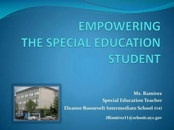 empowering the special education student