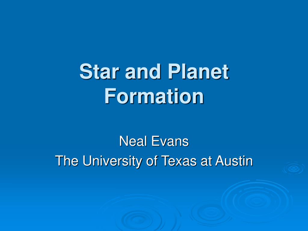 PPT - Star and Planet Formation PowerPoint Presentation, free download ...