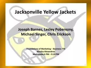 Jacksonville Yellow Jackets