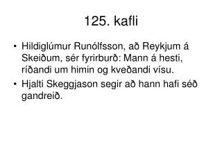 125 kafli