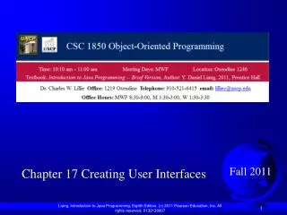 chapter 17 creating user interfaces