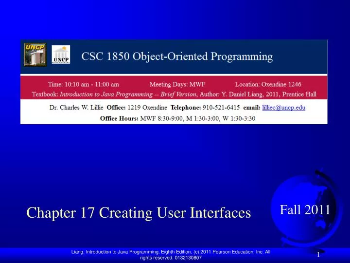 chapter 17 creating user interfaces