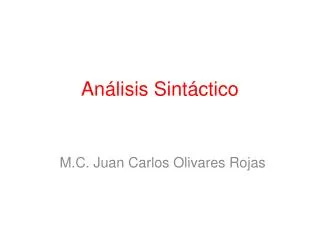 an lisis sint ctico